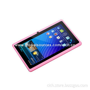7" Android 4.4 KitKat Tablet PCs, Allwinner A33 Quad-core, Capacitive, Wi-Fi/Dual-camera, Bluetooth